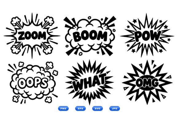 Comic Explosion Word Clipart Review