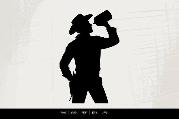 Cowboy Drinking Bottle Silhouette Embroidery Review