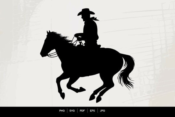 Cowboy Riding Horse Silhouette Review