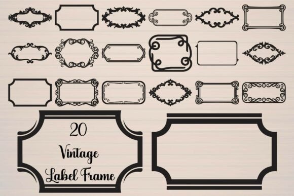Review: Vintage Label Frame Embroidery Design