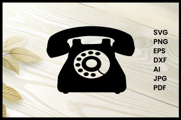 Telephone Silhouette Illustration Review