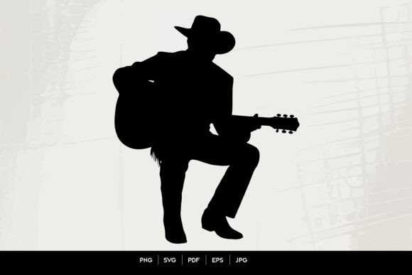 Vintage Cowboy Guitar Silhouette Review