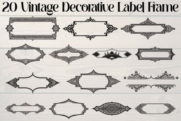 Vintage Decorative Label Frame Review