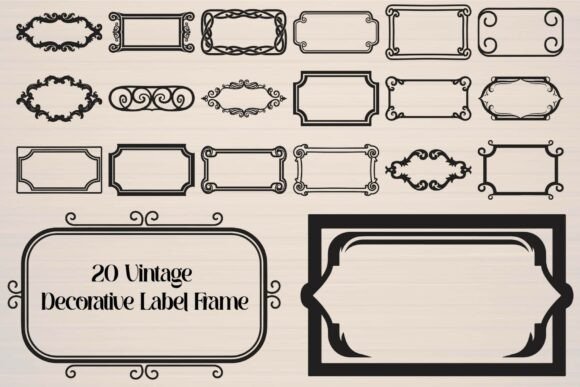 Vintage Decorative Label Frames Review