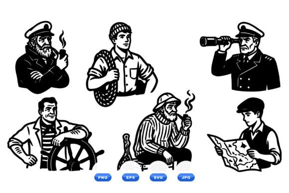 Vintage Nautical Sailor Clipart Review